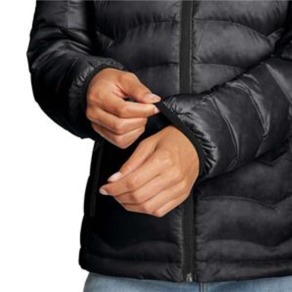 EDDIE BAUER Women Down Jacket 650 Fill Power--Black - Picture 3 of 9